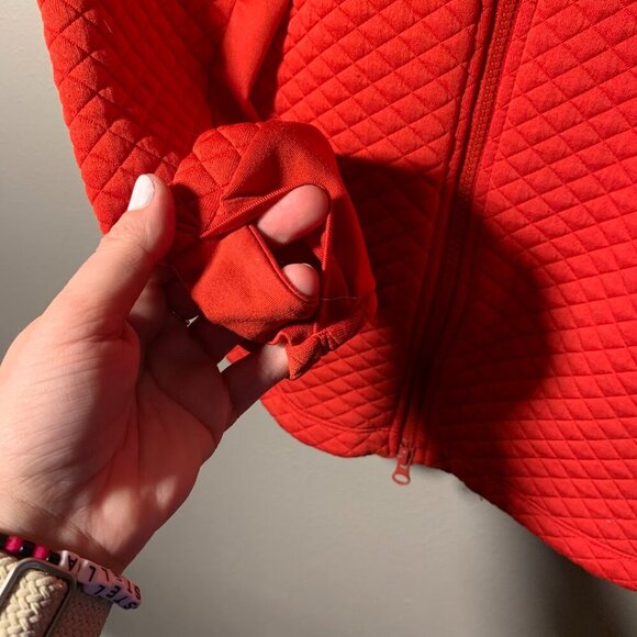 New Balance zip-up quilted jacket - size Large, Red - Picture 2 of 6